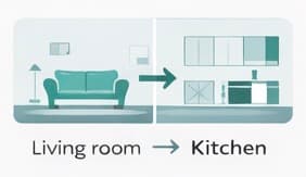 Room transformation illustration