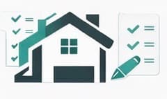 House with checklist illustration